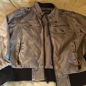 GUESS brand faux leather moto jacket